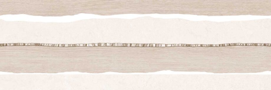 Decorative ceramic wall tile Tau Lithos Wall Brading White, 30×90 cm, white Decorative ceramic wall tile Tau Lithos Wall Brading White, 30x90 cm, white