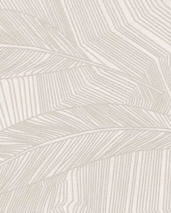 Decorative metal-effect ceramic wall tile Tau Corten Wall Decor Linen, 30x60 cm, linen beige
