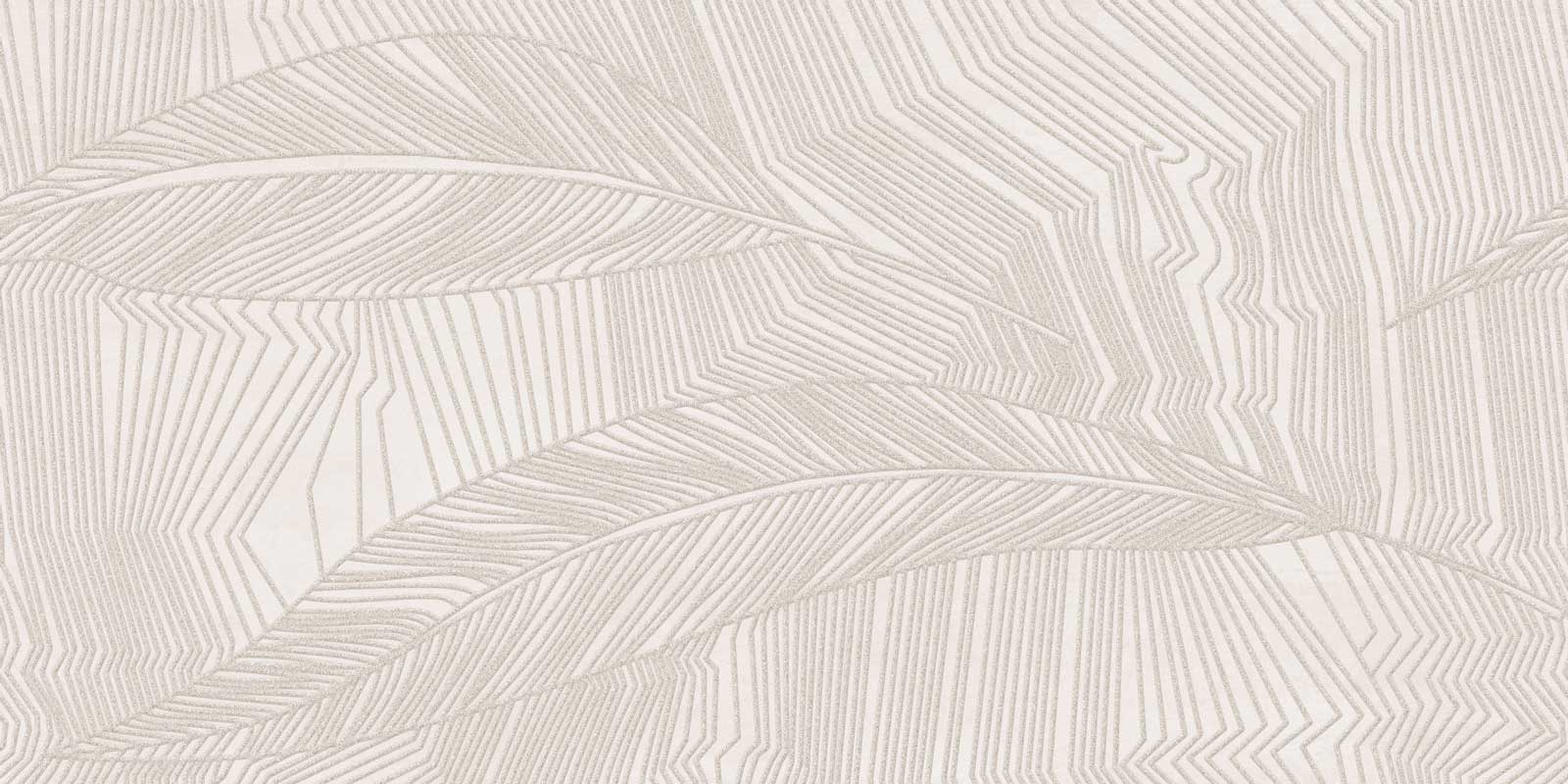 Decorative metal-effect ceramic wall tile Tau Corten Wall Decor Linen, 30x60 cm, linen beige