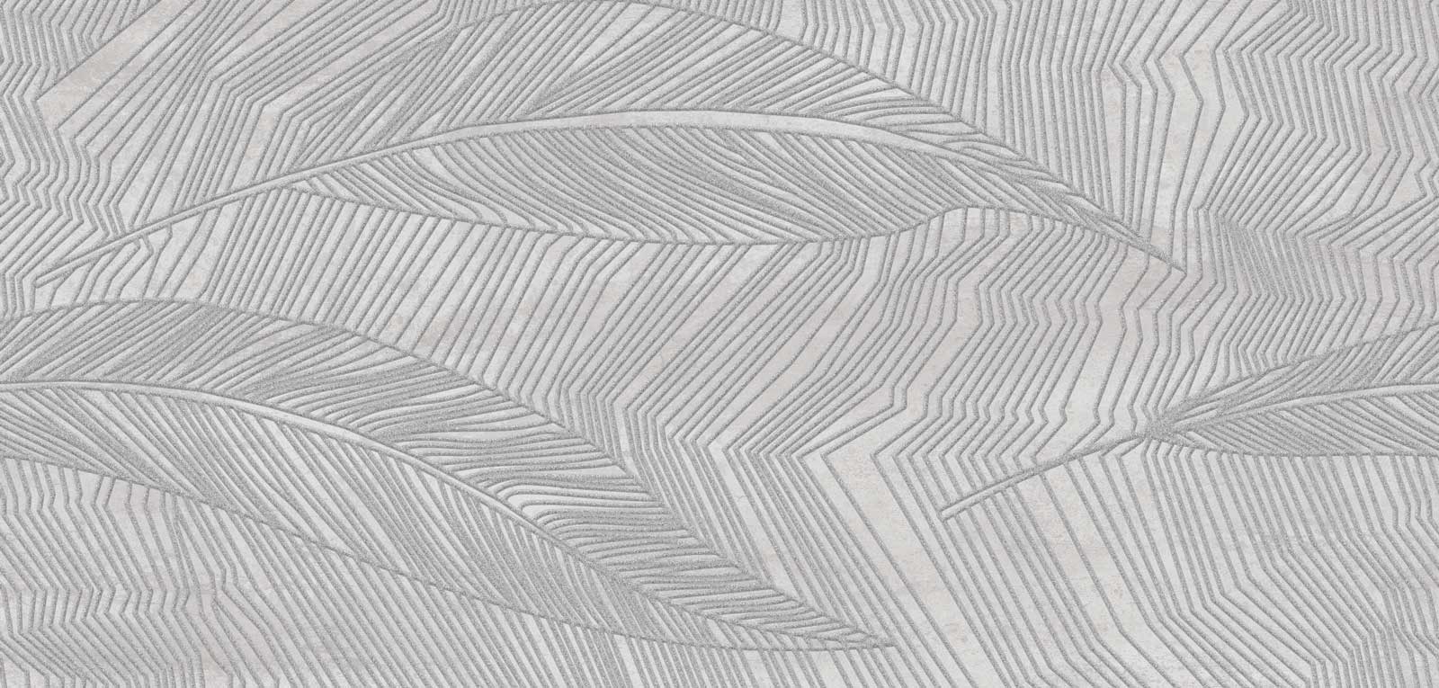 Decorative metal-effect ceramic wall tile Tau Corten Wall Decor Silver, 30x60 cm, silver grey