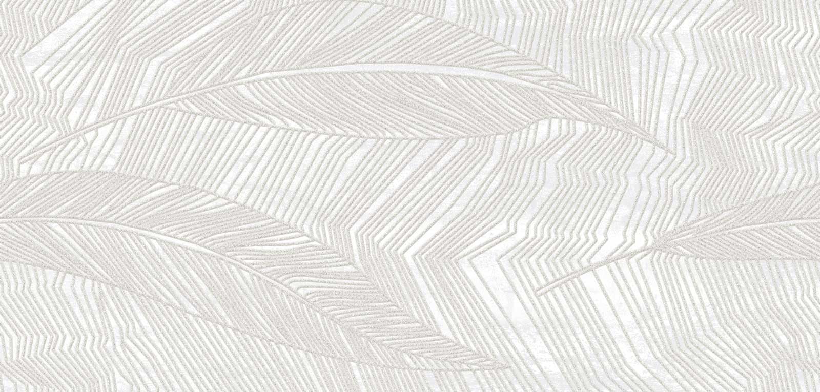 Decorative metal-effect ceramic wall tile Tau Corten Wall Decor White, 30x60 cm, white