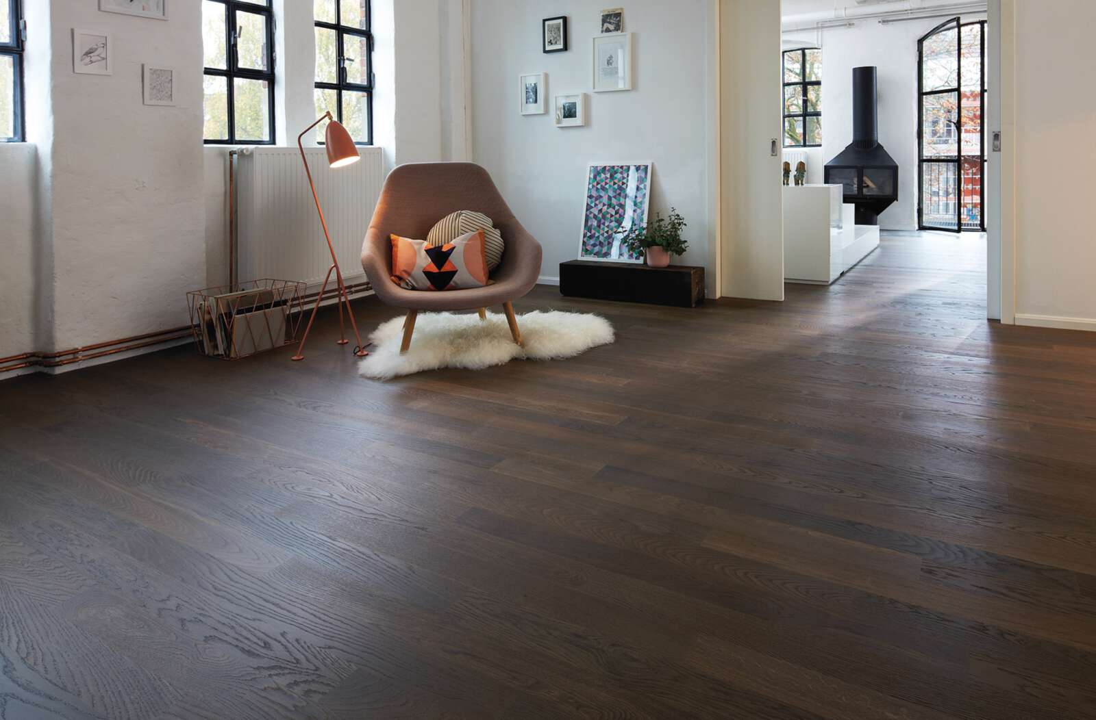Engineered Wooden Flooring Bauwerk Cleverpark 1250 Smoked Oak Crema 14 B-Protect – 2