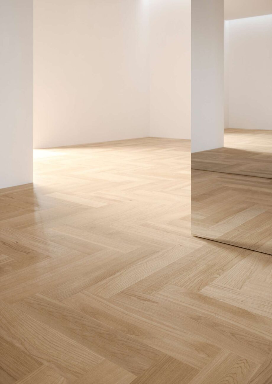 Engineered Wooden Flooring Bauwerk Formpark Quadrato Oak Crema 14 B-Protect sanded – 4