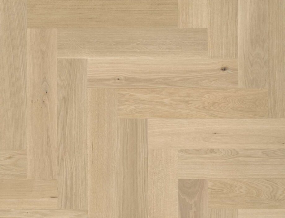 Engineered Wooden Flooring Bauwerk Formpark Quadrato Oak Crema 14 B-Protect sanded