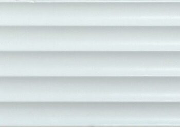 Fluted ceramic wall tile Dune Ima Blanco, 10x40 cm, 9 mm, white