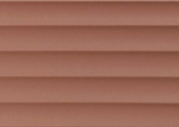 Fluted ceramic wall tile Dune Ima Coral, 10x40 cm, 9 mm, coral