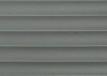 Fluted ceramic wall tile Dune Ima Gris, 10x40 cm, 9 mm, grey
