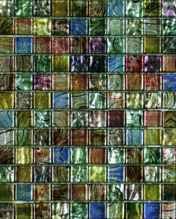 Glass mosaic Dune Argus, 29.9x29.9 cm, 8 mm