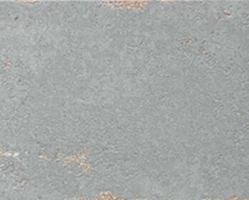 Glossy ceramic wall tile with worn edges Dune Antiga Marengo, 6.9x24 cm, 9 mm, dark grey