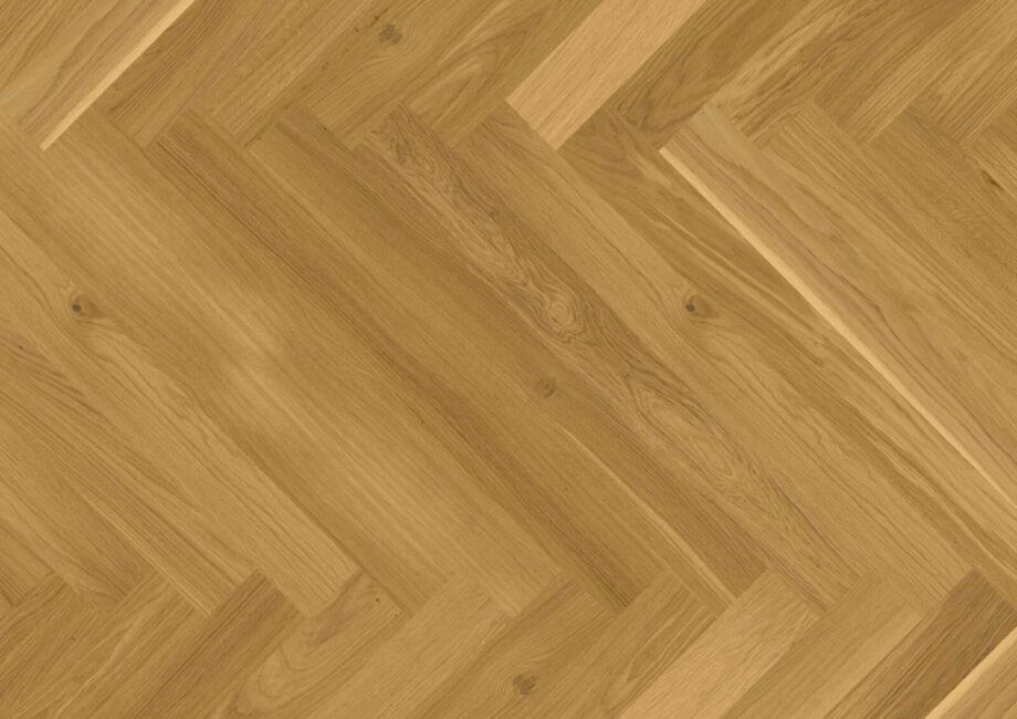 Herringbone Flooring Bauwerk Cleverpark 900 Oak Caramello 34 oiled brushed – board view Herringbone Flooring Bauwerk Cleverpark 900 Oak Caramello 34 oiled brushed