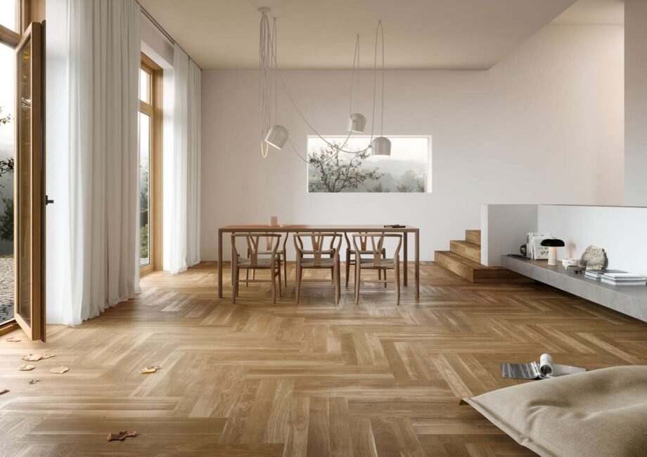 Herringbone Flooring Bauwerk Cleverpark 900 Oak Mandorla 34 B-Protect – 2