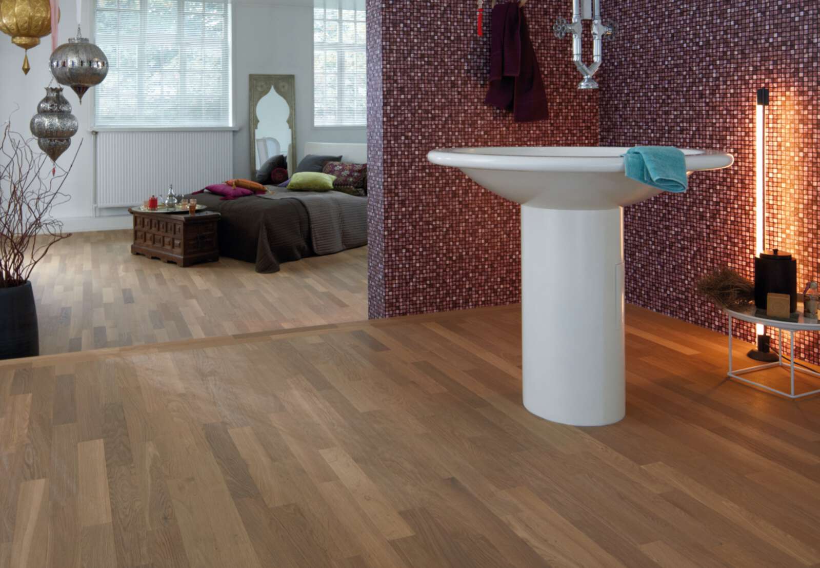 Herringbone Flooring Bauwerk Unopark Slightly Smoked Oak 15 oiled sanded – 2