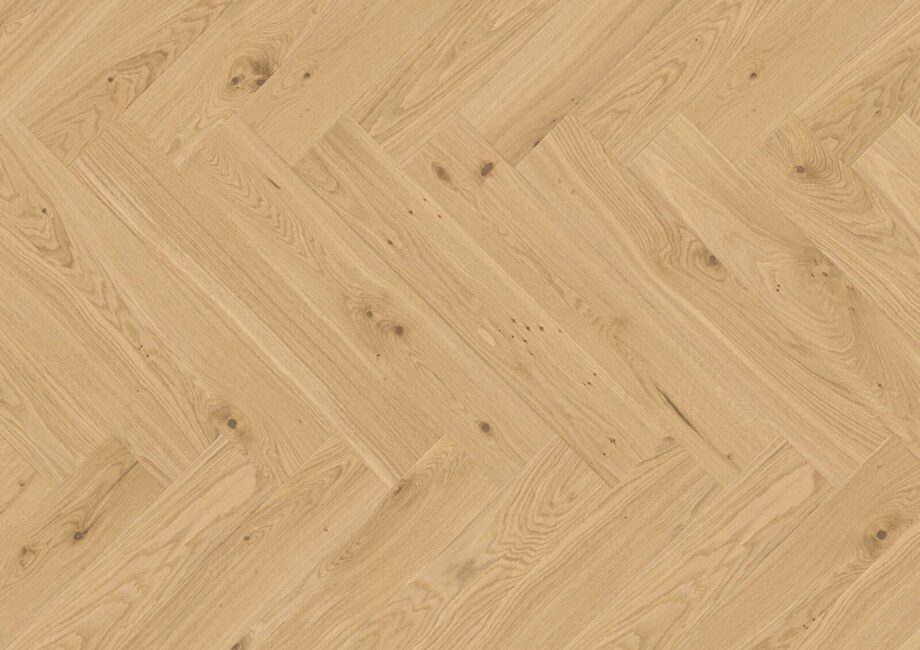 Herringbone Flooring Bauwerk Vectorpark Oak Crema 35 B-Protect brushed – board view Herringbone Flooring Bauwerk Vectorpark Oak Crema 35 B-Protect brushed