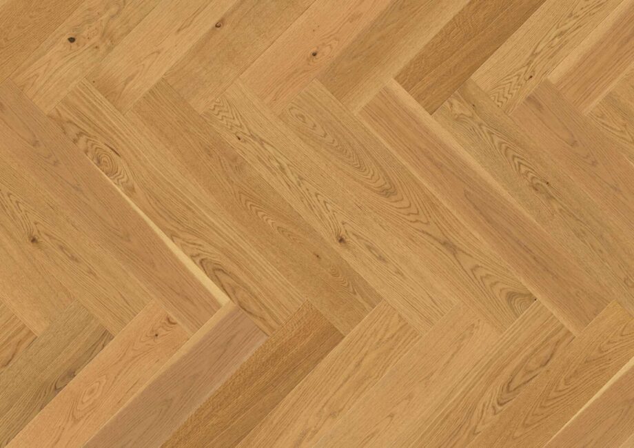 Herringbone Flooring Bauwerk Vectorpark Oak Mandorla 24 B-Protect brushed