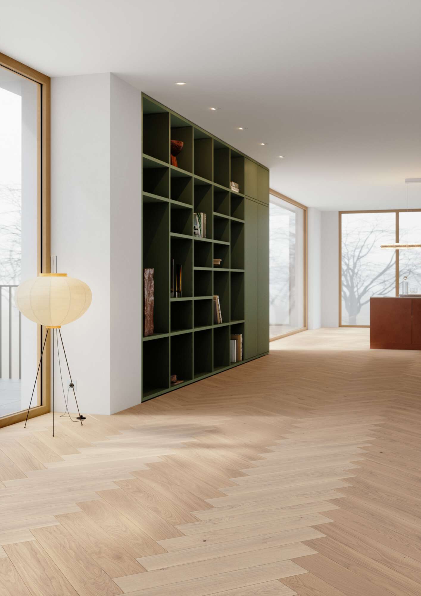 Herringbone Flooring Bauwerk Vectorpark Oak Farina 24 oiled brushed – 4