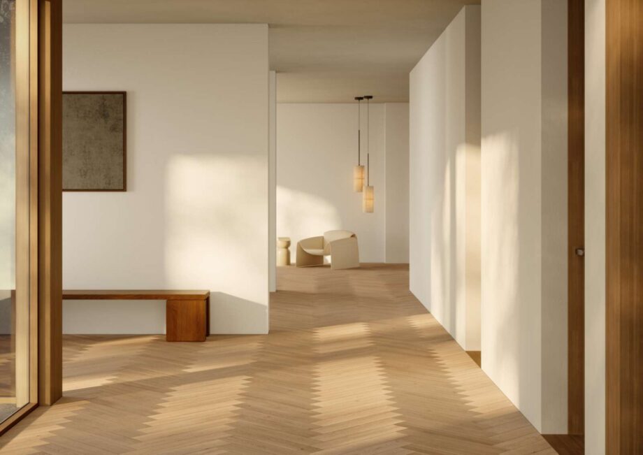 Herringbone Flooring Bauwerk Vectorpark Oak Nature 14 oiled brushed – interior 2 Herringbone Flooring Bauwerk Vectorpark Oak Nature 14 oiled brushed – 3