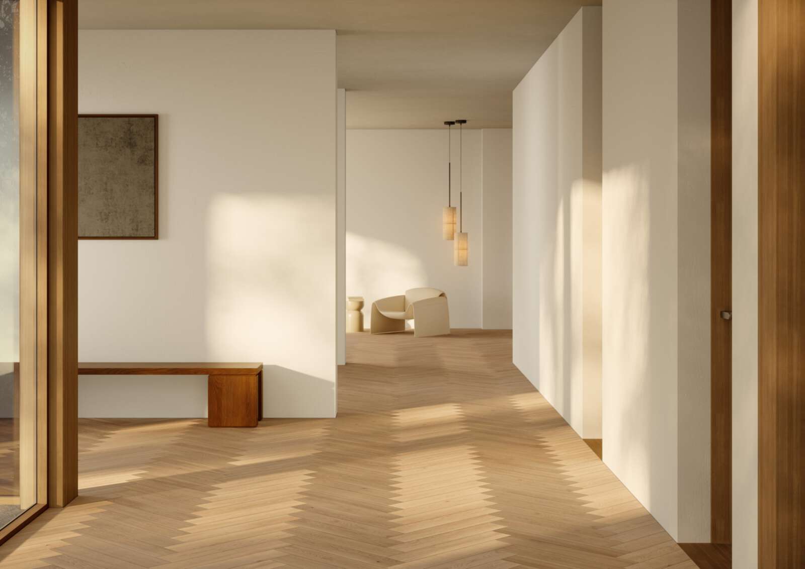 Herringbone Flooring Bauwerk Vectorpark Oak Nature 14 oiled brushed – 3
