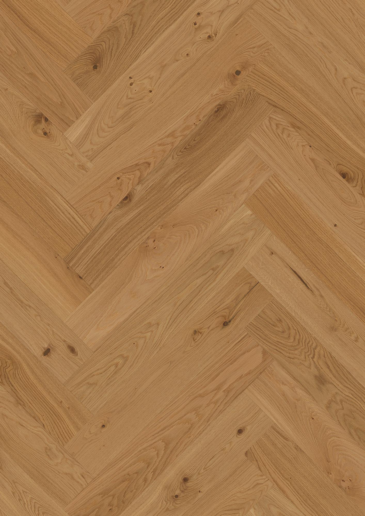 Herringbone flooring Oak Mix oil-waxed 140 mm