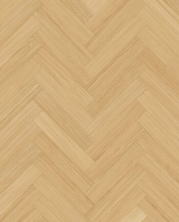 Herringbone Parquet Flooring Parky Swing Natural Oak Premium, oak veneer, brushed, super matt lacquer, 593 x 121 x 10 mm