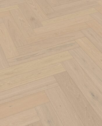 Herringbone parquet Meister Lindura Classic Champagne Oak, brushed, ultra matt lacquered
