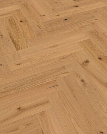 Herringbone parquet Meister PS500 Authentic Oak brushed, matt lacquered