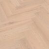Herringbone parquet Meister PS500 Authentic off-white oak brushed, matt lacquered