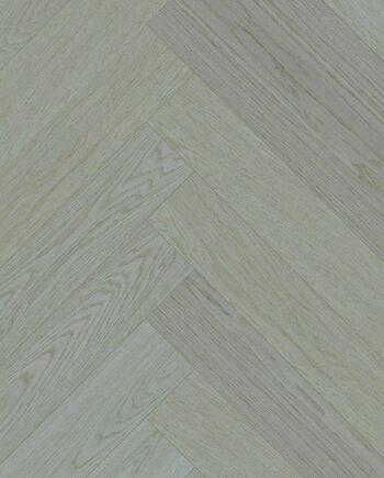 Herringbone parquet oak natur bevelled brushed white matt lacquer