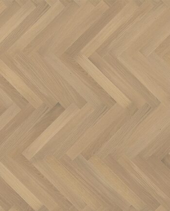 Herringbone parquet Oak Natur white oiled