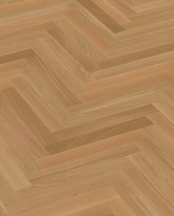 Herringbone wood flooring Bauwerk Oak Natur 13 matt lacquered