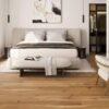Parkett Tarkett, Heritage, Tamm, 1-lip, 2 külge mikrofaas, sügavharjatud, Protec 3 Tammeparkett Tarkett Heritage Oak magamistoas