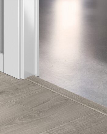 Incizo 5-in-1 transition profile Quick-Step Brushed Oak Grey for laminate, 13x48x2150 mm