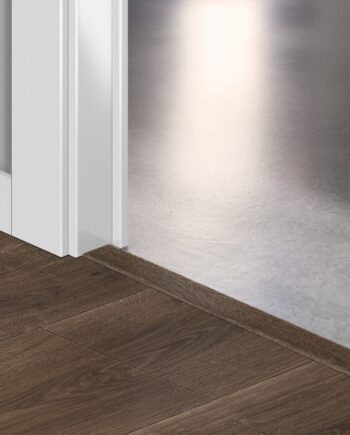 Incizo 5-in-1 transition profile Quick-Step Brushed Oak Brown for laminate, 13x48x2150 mm