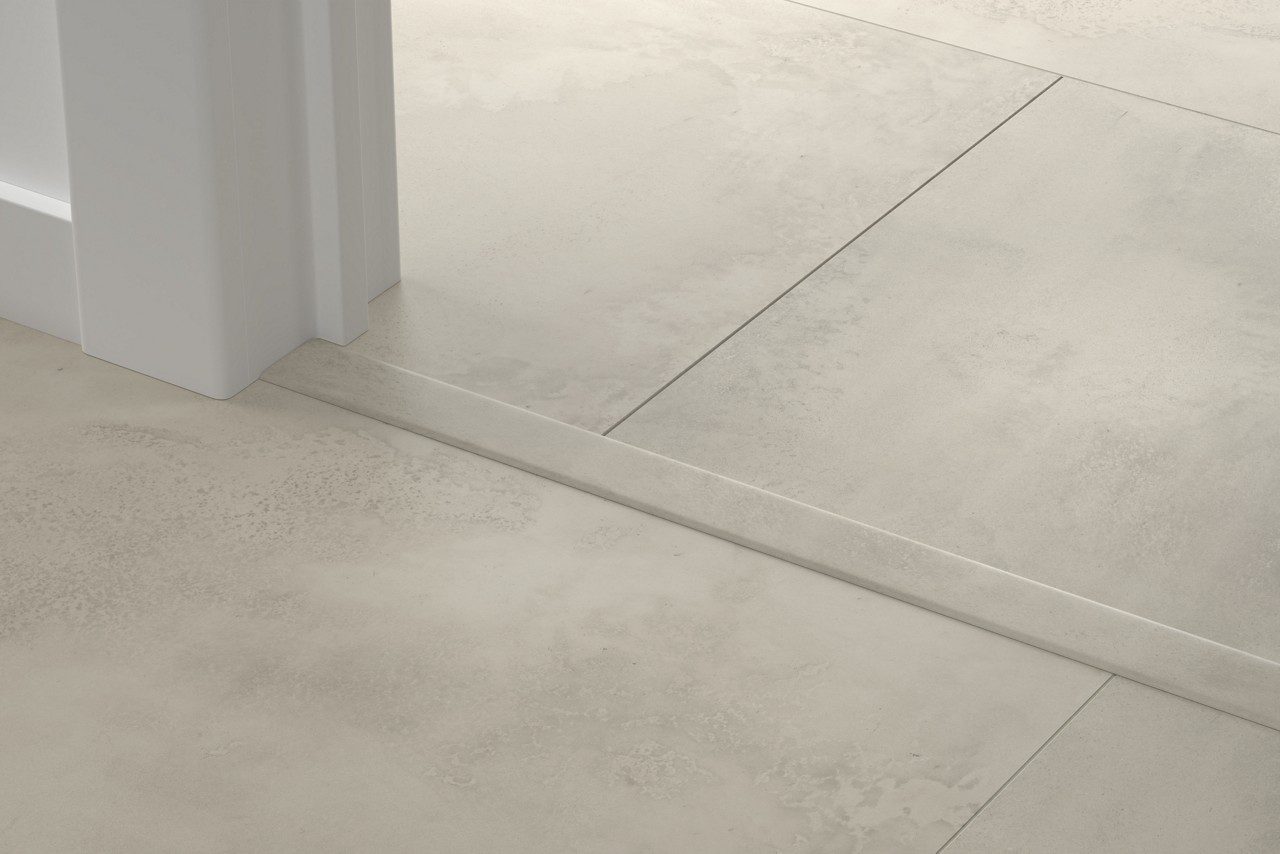 Incizo 5-in-1 transition profile Quick-Step Grey Concrete for laminate, 13x48x2150 mm