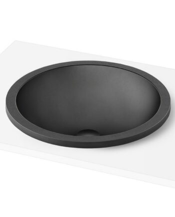 Inset Basin PAA ROUND IN Ø44 cm, Black Graphite