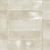Handcrafted-look glossy ceramic wall tile Dune Atlantique Amande, 6.9x24 cm, 9 mm, almond beige – 2