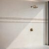 Stone-effect matt ceramic wall tile Tau Lithos Wall White, 30x90 cm, 8.7 mm, white, rectified – 2