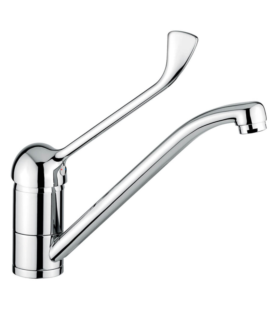 Kitchen mixer Emmevi Ambra 9007 with swivel spout, chrome, long lever Kitchen mixer Emmevi Ambra 9007 with swivel spout