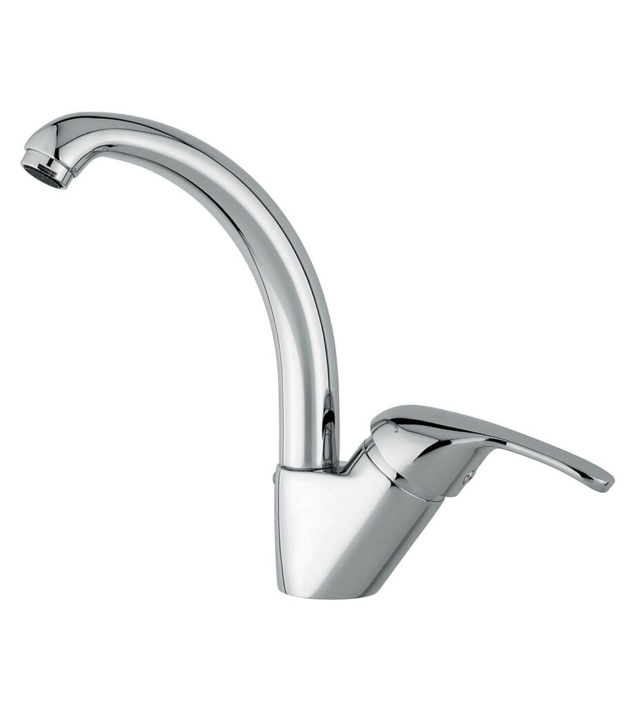 Kitchen mixer Emmevi Ambra 9087CC with short swivel spout