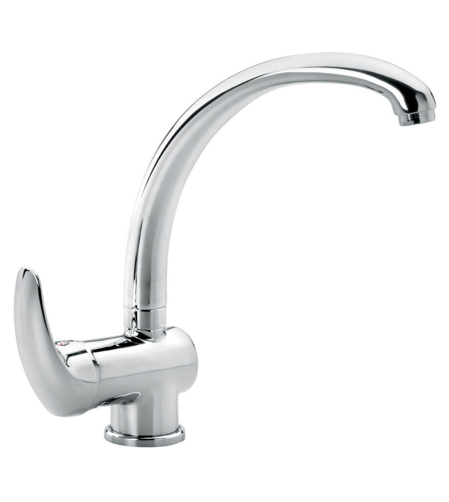 Kitchen mixer Emmevi Anubis 7077 with swivel spout, chrome Kitchen mixer Emmevi Anubis 7077 with swivel spout