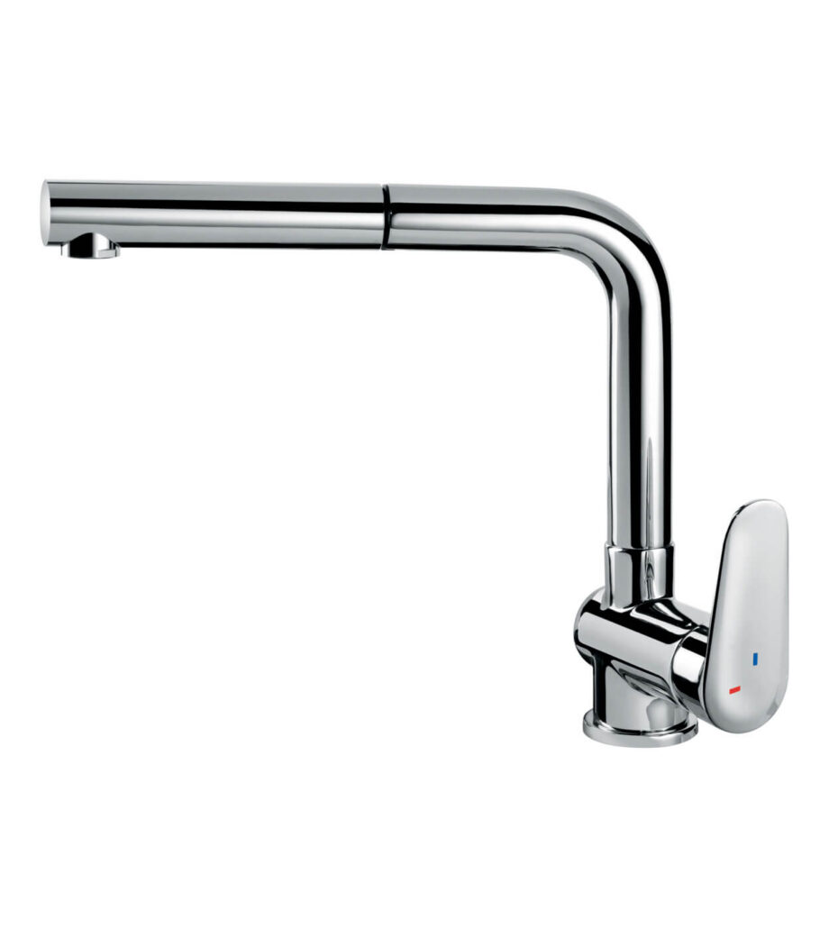 Kitchen mixer Emmevi Beta New 27084 with pull-out spray
