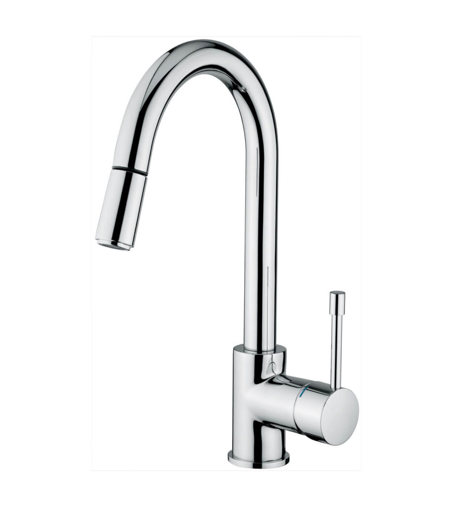 Kitchen mixer Emmevi Eden 71066ND with pull-out spray, low pressure, chrome Kitchen mixer Emmevi Eden 71066ND with pull-out spray, low pressure