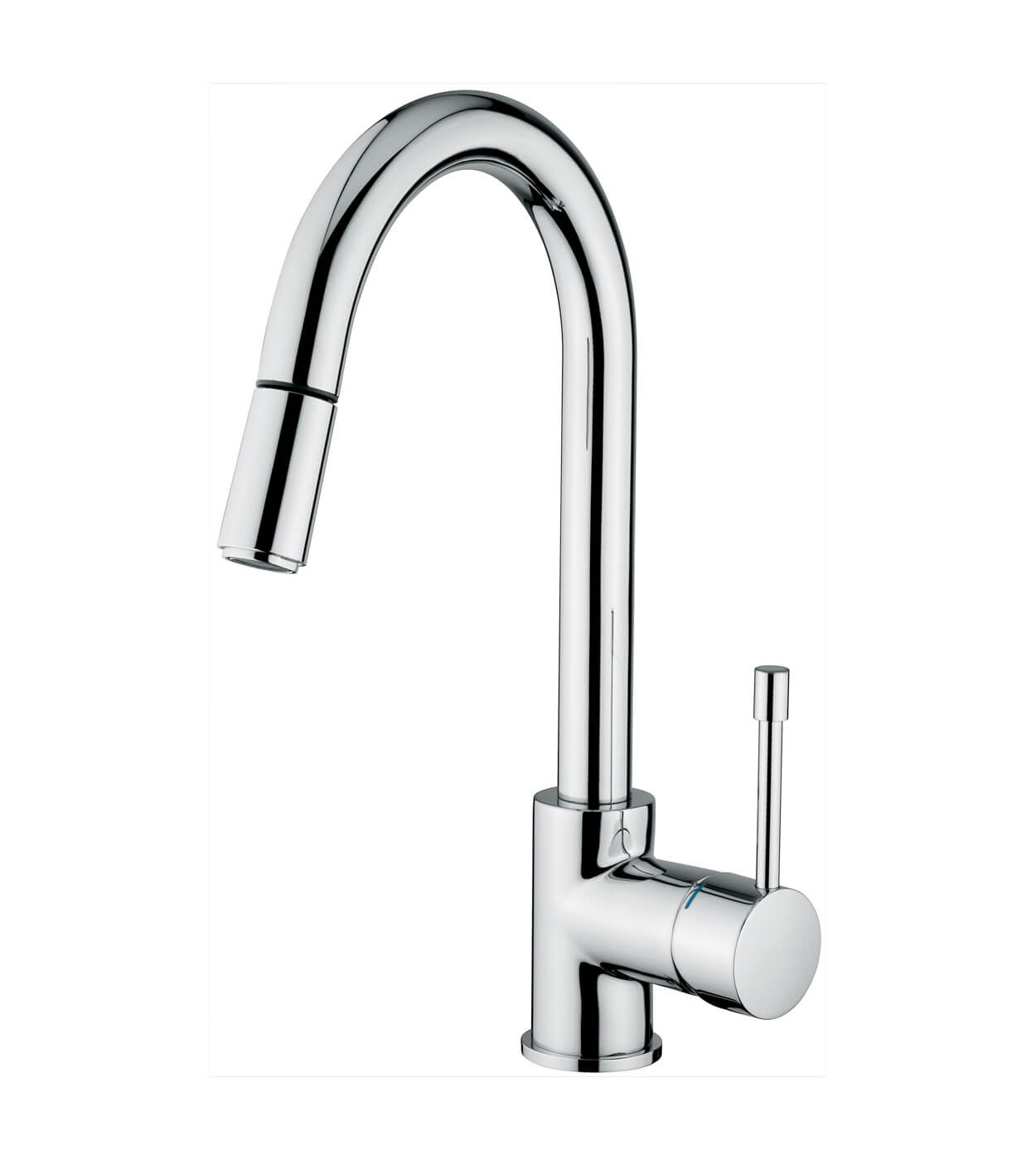 Kitchen mixer Emmevi Eden 71066ND with pull-out spray, low pressure