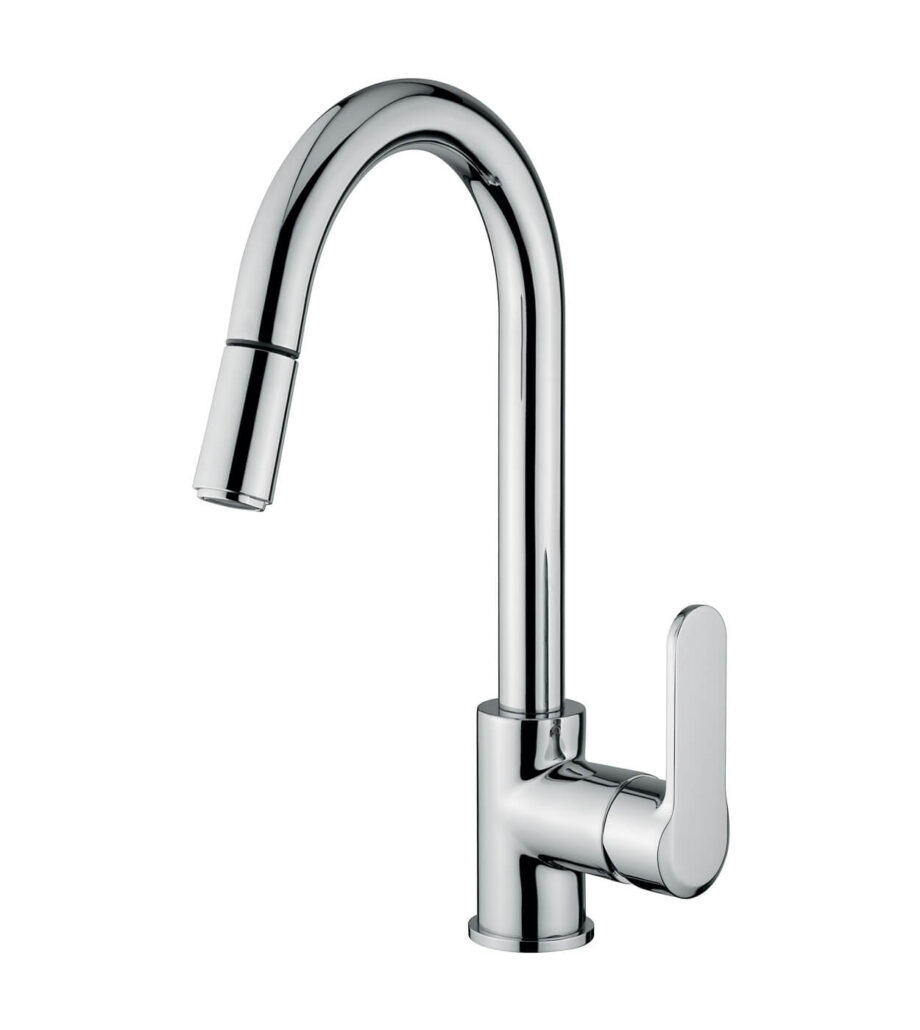 Kitchen mixer Emmevi Nefer 77066 with pull-out spray