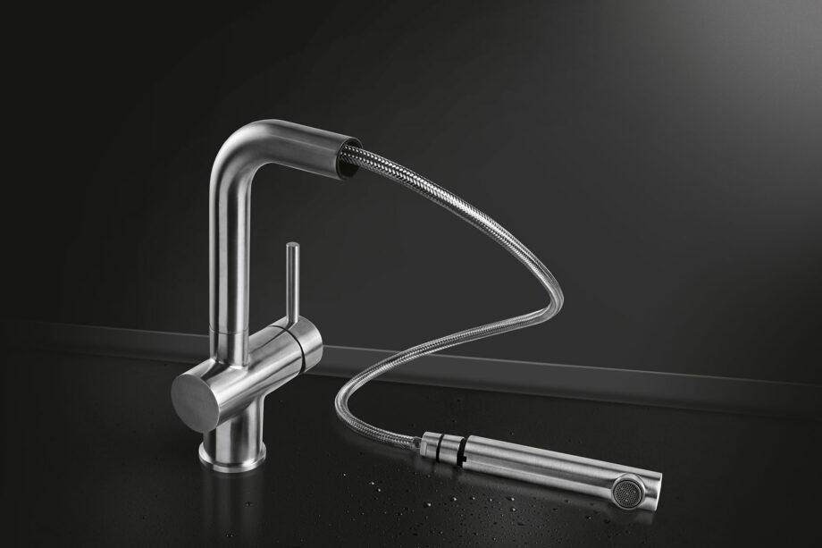 Kitchen mixer Emmevi Piper 45044INLSES with pull-out spray
