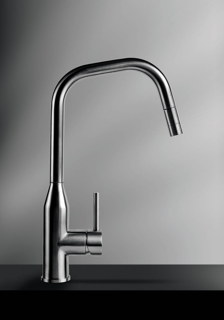 Kitchen mixer Emmevi Piper 45165INES with pull-out spray