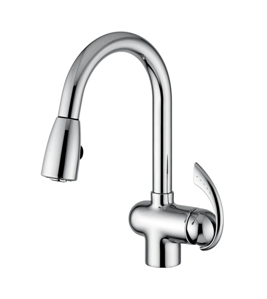 Kitchen mixer Emmevi Ramses 72067 with pull-out spray, chrome Kitchen mixer Emmevi Ramses 72067 with pull-out spray