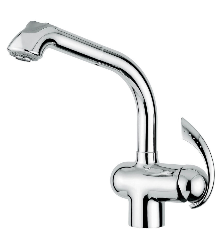 Kitchen mixer Emmevi Ramses 72068 with pull-out spray, chrome Kitchen mixer Emmevi Ramses 72068 with pull-out spray