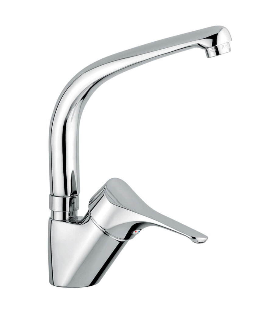 Kitchen mixer Emmevi Zeus 3086Z with swivel spout, chrome Kitchen mixer Emmevi Zeus 3086Z with swivel spout