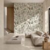 Stone-effect tile Tau Campaspero Linen, linen beige – view 2 Stone-effect soft matt porcelain floor tile Tau Campaspero Soft Linen, 60x120 cm, linen beige, rectified – 2
