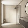 Stone-effect Tau Dorset beige – view 4 Stone-effect matt porcelain floor tile Tau Dorset Linen, 60x120 cm, linen beige, rectified – 4
